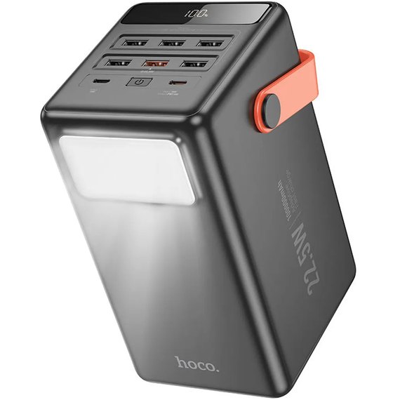 Повербанк HOCO J142 Surpass 22.5W+PD20W 100000 mAh Black (6942007639965), изображение 2