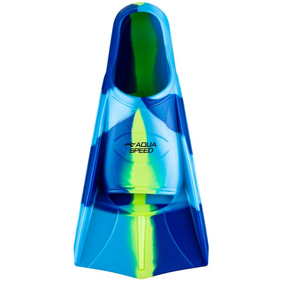 Ласти Aqua Speed ​​Training Fins 7941 синій/блакитний/жовтий нар. 35-36 (137-82), Розмір: 35-36, Колір: Синій/Блакитний/Жовтий, зображення 3