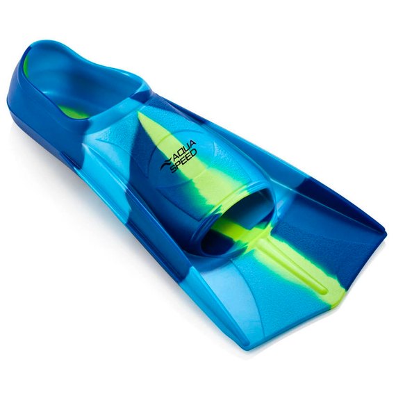 Ласты Aqua Speed Training Fins 7939 синий/голубой/желтый, детские р. 31-32 (137-82), Размер : 31-32, Цвет: Синий/Голубой/Жёлтый, изображение 2