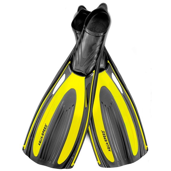 Ласты Aqua Speed Hydro 4751 черный/желтый р. 42-43 (530-18)