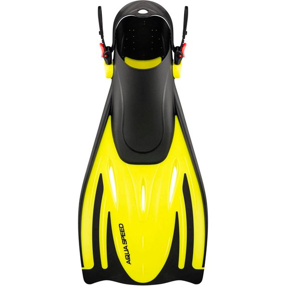 Ласты Aqua Speed Wombat 529-18-2 черный/желтый, детские р. 32-37 (528-18)
