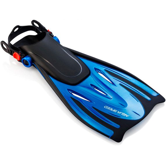 Ласти Aqua Speed ​​Wombat 529-11-2 чорний/синій, дитячі р. 32-37 (528-11)