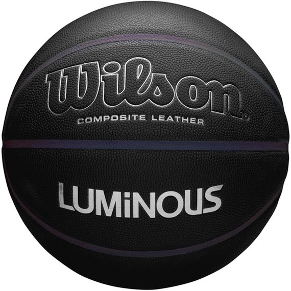 Мяч баскетбольный Wilson Luminous BSKT Iridescent Black size 7 (WTB2027XB07)