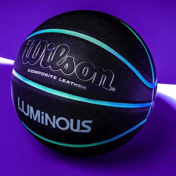 Мяч баскетбольный Wilson Luminous BSKT Iridescent Black size 7 (WTB2027XB07)
