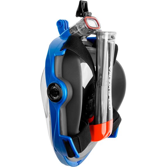 Полнолицевая маска для дайвинга Aqua Speed Spectra 2.0 9909 черный/синий р. S/M (247-10)