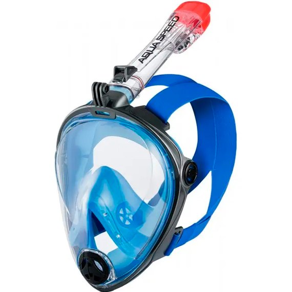 Полнолицевая маска для дайвинга Aqua Speed Spectra 2.0 7073 синий/черный р. L/XL (247-01)