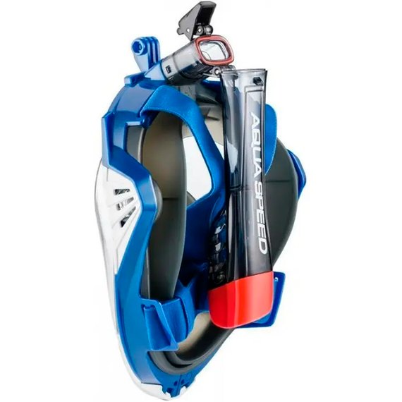 Повнолицева маска для дайвінгу Aqua Speed Drift 7090 синій/чорний р. L/XL (249-01)