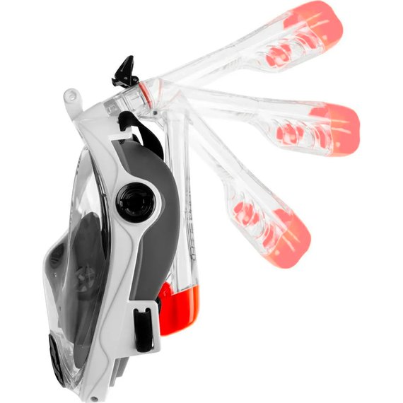 Полнолицевая маска для дайвинга Aqua Speed Spectra 2.0 9924 черный/белый р. L/XL (247-05)