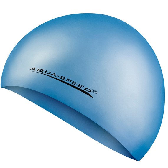 Шапка для плавання Aqua Speed ​​Mega доросла, блакитна OSFM (100-02)