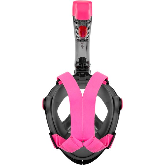 Полнолицевая маска для дайвинга Aqua Speed Spectra 2.0 9912 черный/розовый р. S/M (247-19)