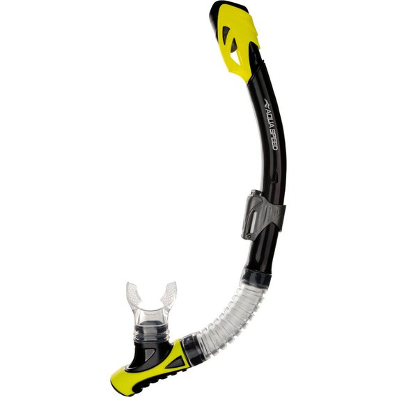 Маска и трубка для плавания Aqua Speed Blaze + Borneo 60320 желтый/черный OSFM (618-18)