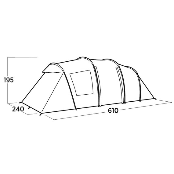 Палатка шестиместная Easy Camp Leka Twin 6 (120492)