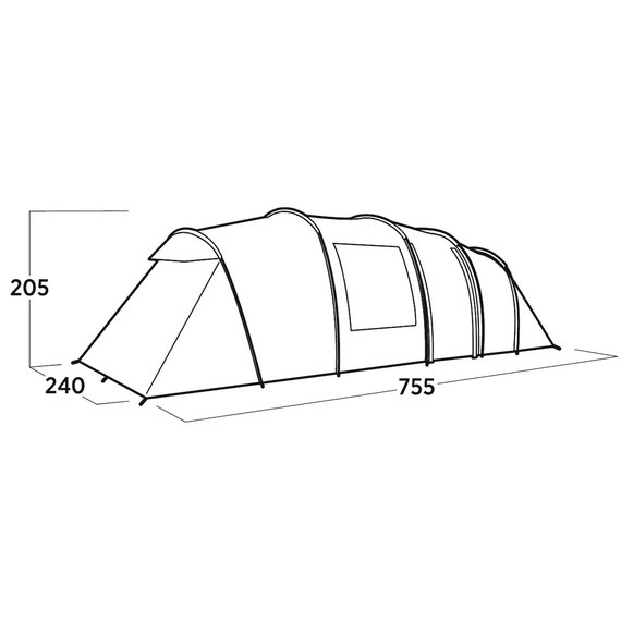 Палатка восьмиместная Easy Camp Leka Twin 8 (120493)