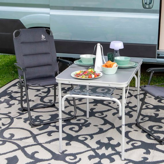 Стіл складний Bo-Camp Premium 120x60 cm Grey (1404421)
