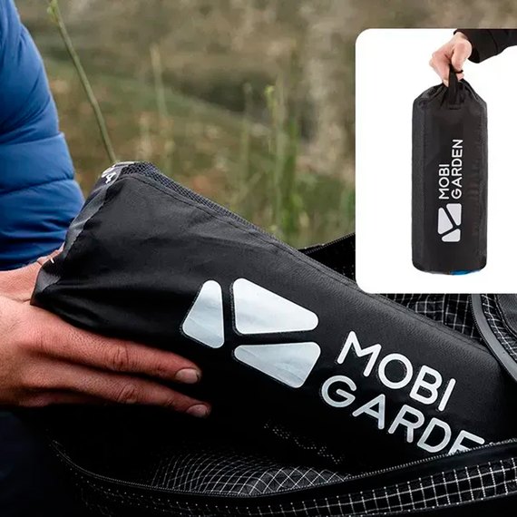 Килимок надувний Mobi Garden Taurus 90 мм NX20663004 grey (6928405316783)