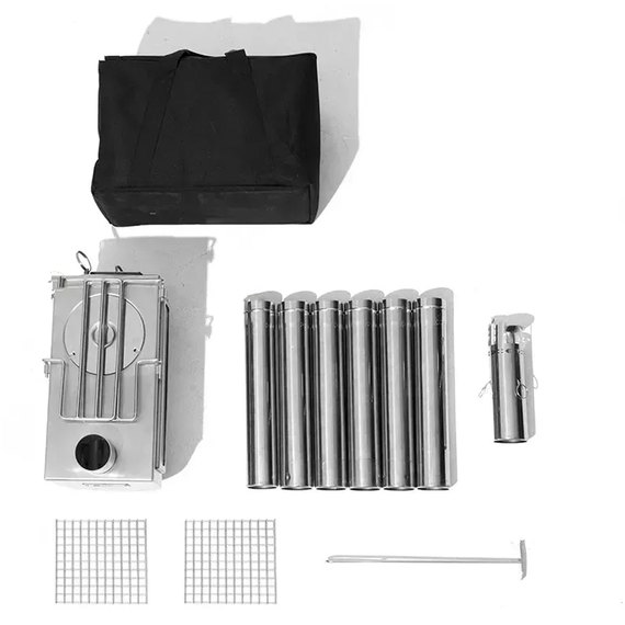 Печь дровяная Mobi Garden Multifunctional stove NX22688003 grey (6941870588219)