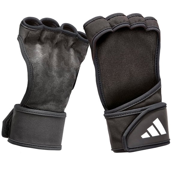 Перчатки для фитнеса Adidas Open Back Training Gloves черный XL (ADGB-15064)