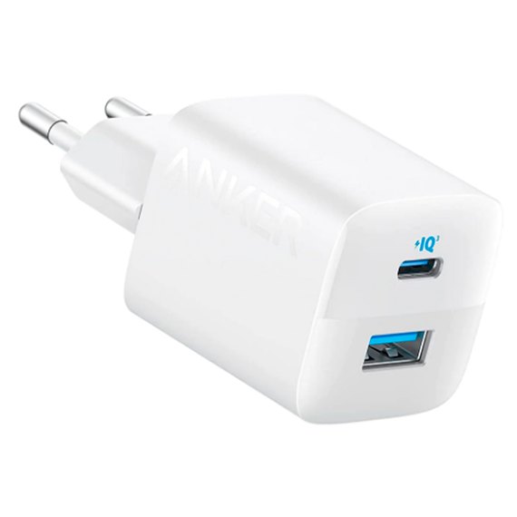 Зарядное устройство Anker PowerPort 323 33W Dual-Port USB-C белый (A2331G21)
