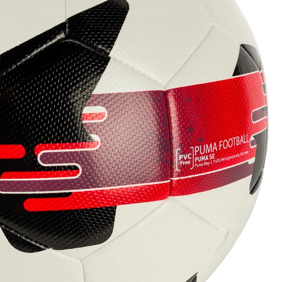 М'яч футбольний Puma Orbita 5 Fusion білий/чорний/червоний size 5 (084331-04)