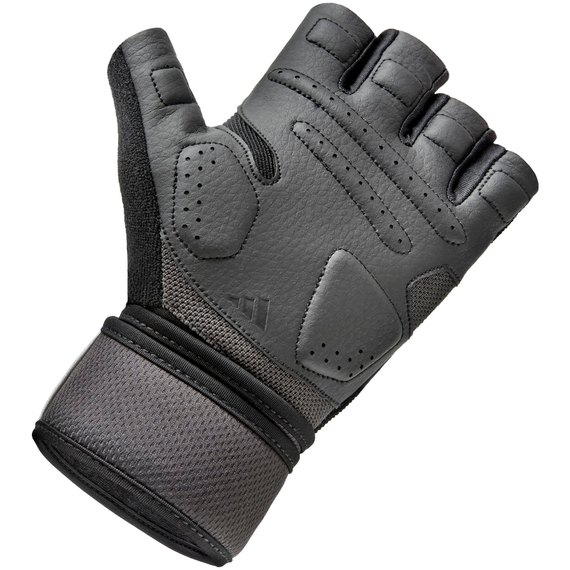Рукавички для фітнесу Adidas Wrist Wrap Training Gloves чорний XS (ADGB-15050)