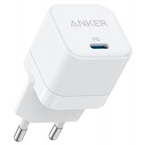 Зарядное устройство Anker PowerPort III 20W Cube белый (A2149G21)