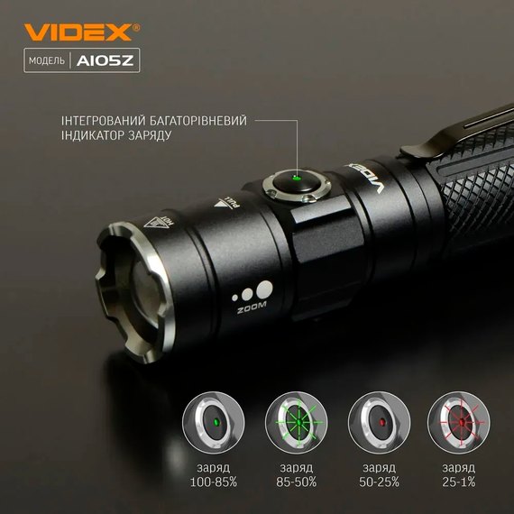 Ліхтар ручний Videx A105Z (25855)