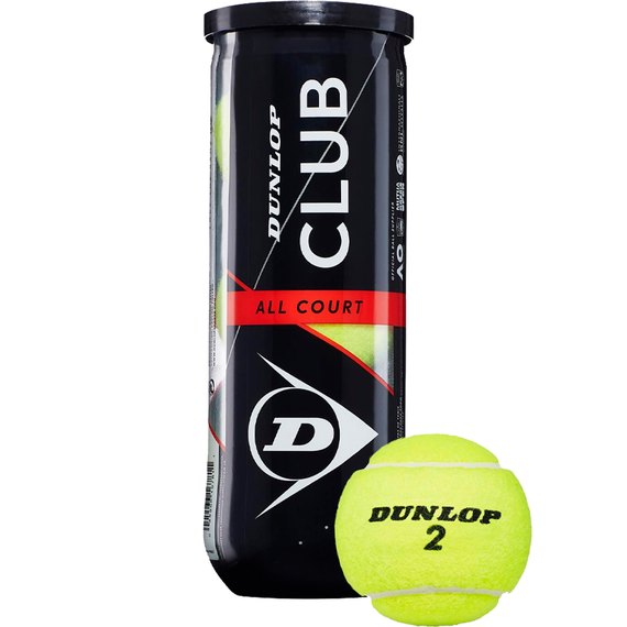 М'ячі для великого тенісу Dunlop Club AC 3 шт/уп (601334)