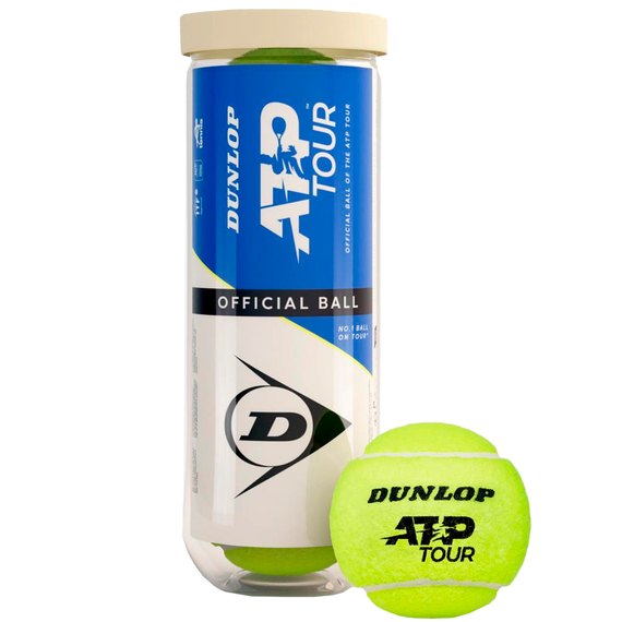 М'ячі для великого тенісу Dunlop ATP Tour 3 шт/уп (601598)