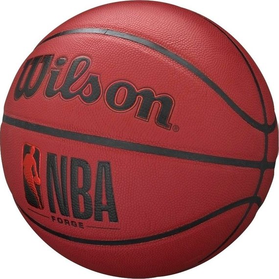 Мяч баскетбольный Wilson NBA Forge BSKT Crimson red size 7 (WTB8201XB7)
