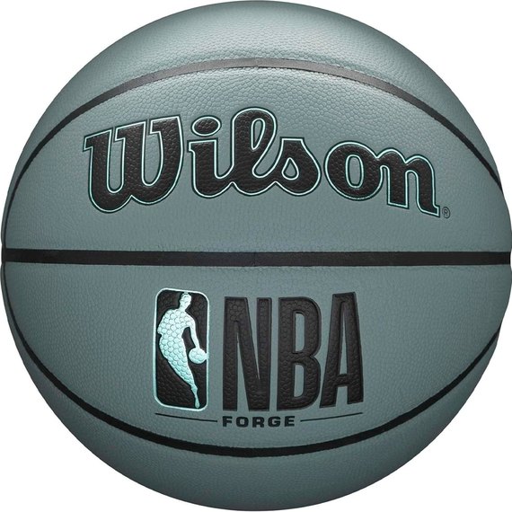 Мяч баскетбольный Wilson NBA Forge BSKT Blue grey size 7 (WTB8203XB07)