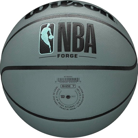М'яч баскетбольний Wilson NBA Forge BSKT Blue grey size 6 (WTB8203XB06)
