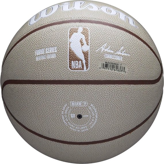 Мяч баскетбольный Wilson NBA Forge Plus Heritage BSKT Tan size 7 (WZ2008801XB7)