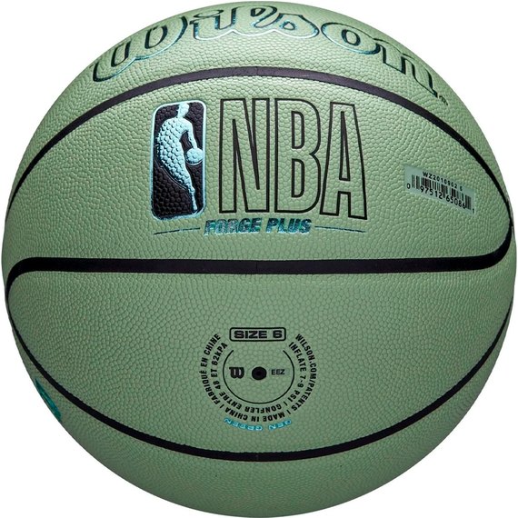 Мяч баскетбольный Wilson NBA Forge Plus Eco BSKT Green size 7 (WZ2010902XB7)