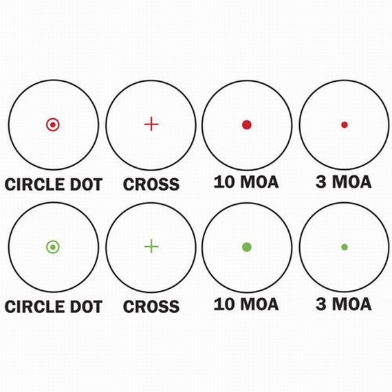 Прицел коллиматорный Barska Multi Reticle 1x (Red/Green) 914803