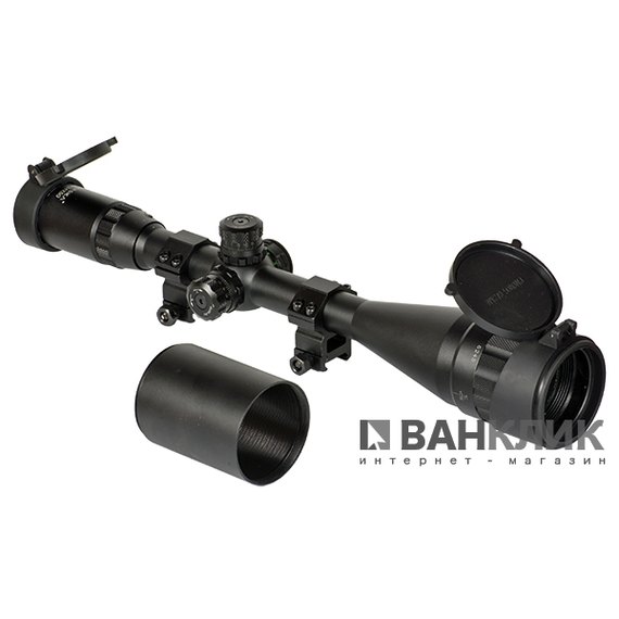 Прицел оптический Barska Blackhawk 6-24x50 AO (IR Mil-Dot R/G) 921659