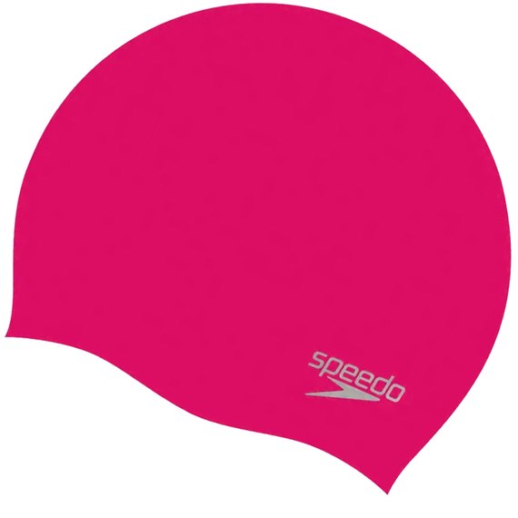 Шапочка для плавания Speedo Moulded Silc Cap AU взрослая, розовая (8-70984B495)
