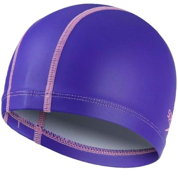 Шапочка для плавания Speedo Long Hair Pace Cap JU детская, пурпурный/розовый (8-12808F949)