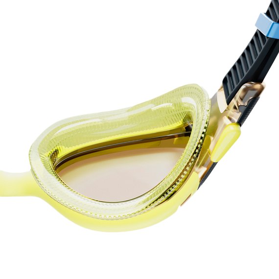 Очки для плавания Speedo Biofuse 2.0 Mirror AU взрослые, желтый/черный OSFM (8-00233114504), изображение 4