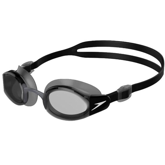 Очки для плавания Speedo Mariner Pro GOG AU взрослые, черный/серый One Size (8-135347988)