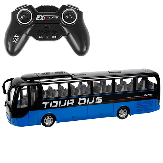 Машинка Otamanko Автобус на радиоуправлении TOUR BUS Синий (С011 blue), Цвет: Синий