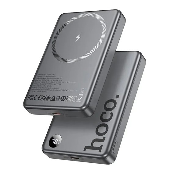 Повербанк HOCO Q34 Clever PD20W 10000 mAh Grey (6942007644068), изображение 3