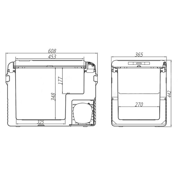 Автохолодильник Alpicool CL40 40 л компрессорный (1634.00.02), Объём, л : 40 л, изображение 7