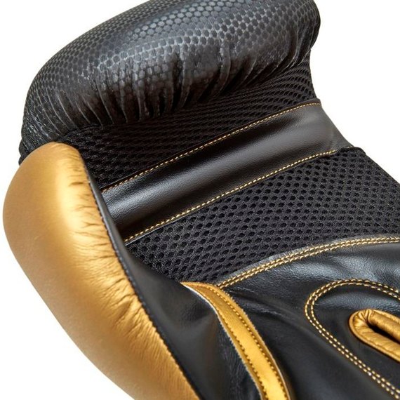 Боксерские перчатки Reebok Boxing Gloves черный/золото 16 ун. (RSCB-11117GB), изображение 2