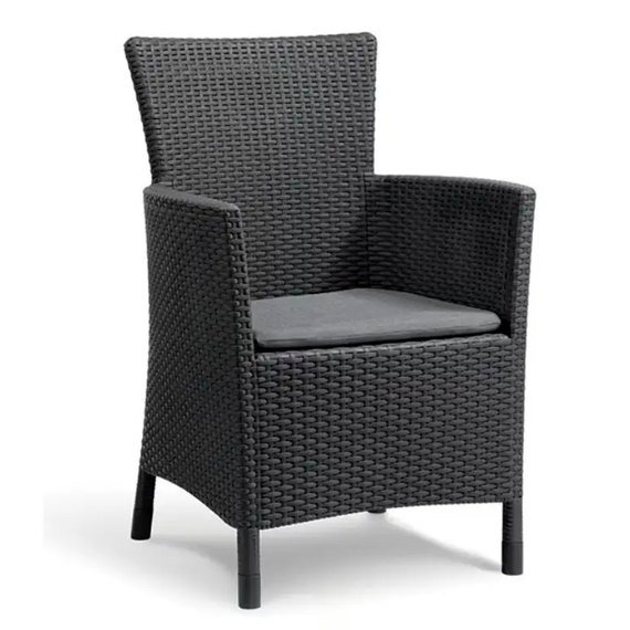 Набор садовой мебели Allibert Rosario balcony Set серый (8711245129426), изображение 2
