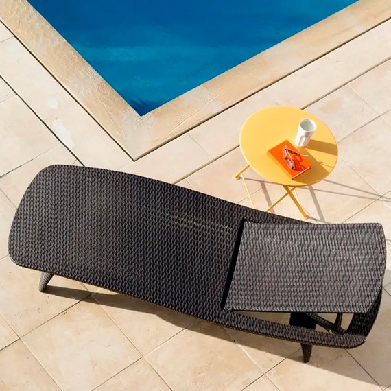Шезлонг Keter Pacific коричневый (7290103660819), Цвет : Коричневый, изображение 3