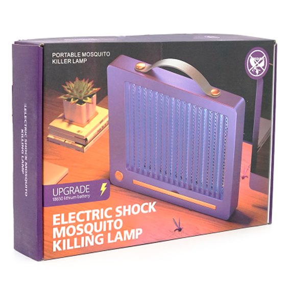 Лампа-убийца от комаров и мух Electric Shock Mosquito Killing Lamp белая YT273, изображение 5