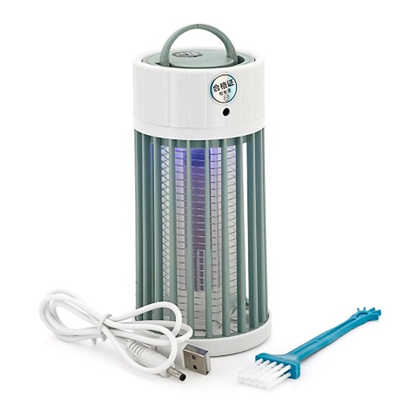 Лампа-вбивця від комарів та мух Thunderbolt Mosquito Killing Lamp біла KY-004G, зображення 2