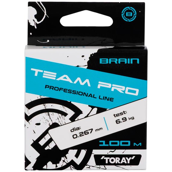 Леска Brain Team Pro 100m 0,267mm 6,9kg (1858.27.00), Диаметр, мм: 0.267 мм, изображение 2