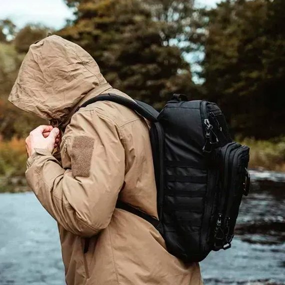 Рюкзак тактичний Highlander Harrier 25L Black (TT212-BK), зображення 8