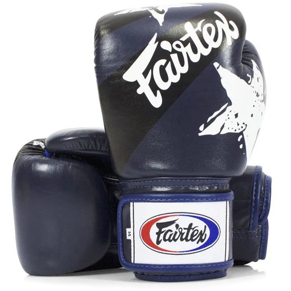 Боксерські рукавички Fairtex BGV1 Nation Print Blue 10 ун (BGV1_Print_10oz_Blue), Вага: 10 унцій, Колір: Синій, зображення 5